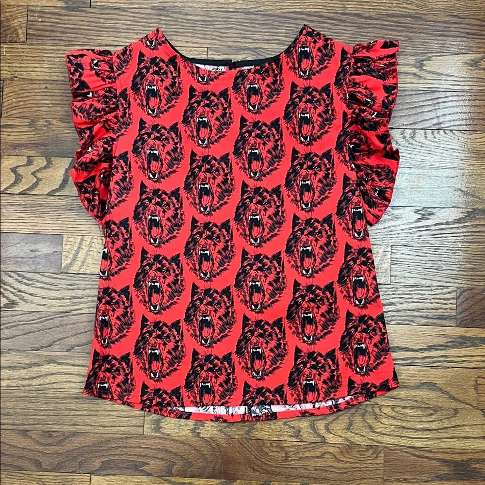 Nooworks Wolverine Ruffle Top - Picture 1 of 5